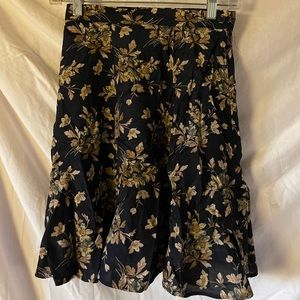 Vintage laura ashley silk skirt